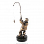 Бронзовая статуэтка "Рыбак", фотография 3. Интернет-магазин ЛАВКА ПОДАРКОВ